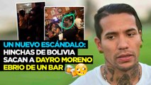 Un nuevo escándalo: Hinchas de Bolivia sacan a Dayro Moreno ebrio de un bar