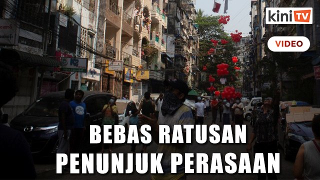 Tentera Myanmar bebas ratusan penunjuk perasaan, mayat kanak-kanak dikebumikan