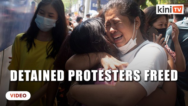Myanmar military frees hundreds of detained protesters, child victim buried