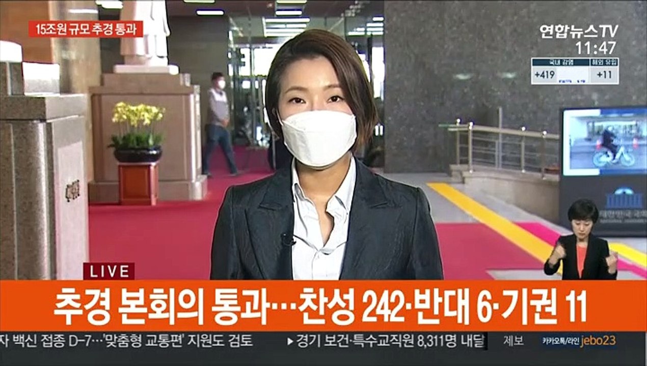 '4차 재난지원금' 추경 통과…여야, 공식 선거전 돌입