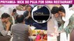 Priyanka Chopra - Nick Jonas Conducts PUJA For Their New Restaurant Sona In New York