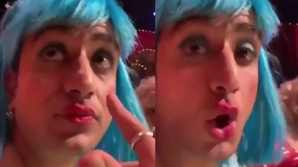 Aly Goni बने सतरंगी बालों वाली लड़की; Throwback Viral Video | FilmiBeat