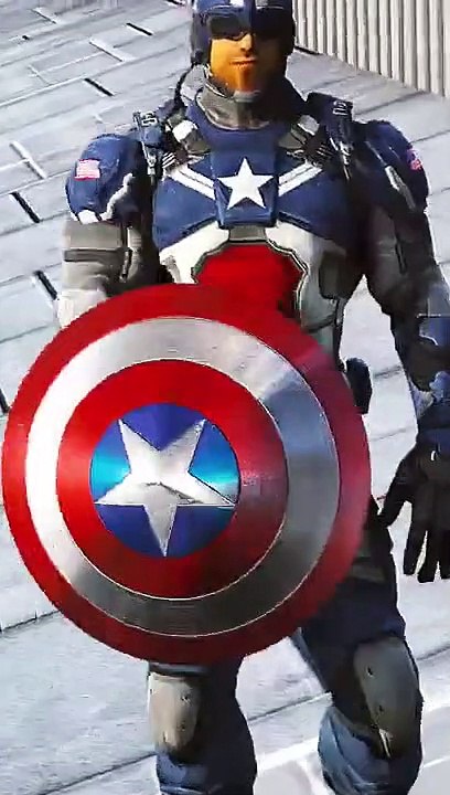 25.#Shorts Spiderman vs Captain America battle
