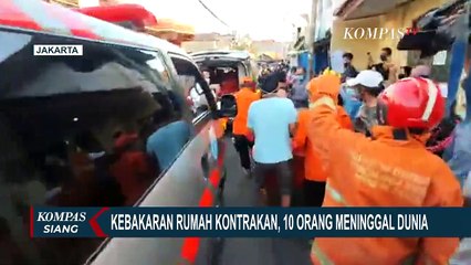 Sejumlah Kontrakan di Matraman Hangus Terbakar, 10 Orang Meninggal Dunia