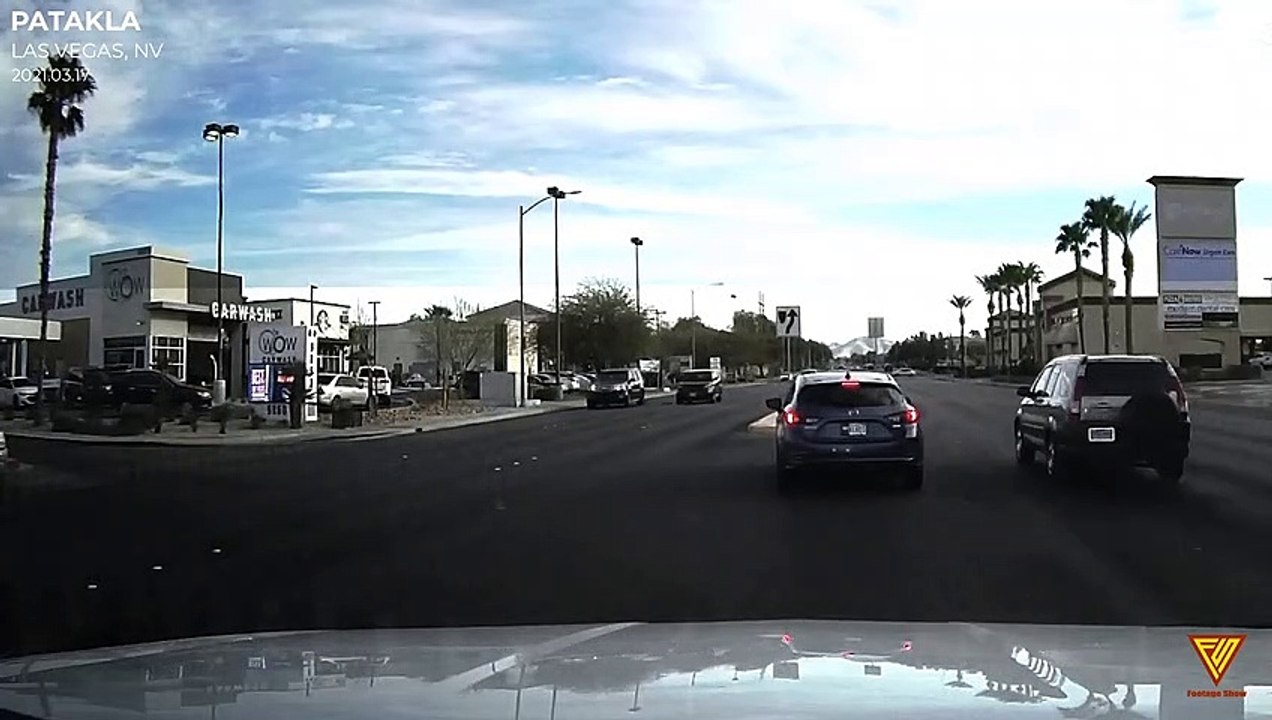 Car accident in Las Vegas. 2021.03.17 — LAS VEGAS, NV