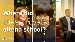 Which schools did these royals go to?