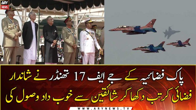 Impeccable skills depicted by JF Thunder' pilots