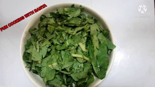 WEIGHT LOSS BREAKFAST RECIPE/ পালং শাকের সাথে আর কিছু মিশিয়ে তৈরি করে নিন এই রেসিপিটা @fun cooking with banya