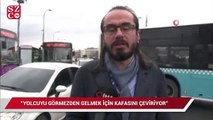 İstanbul’da otobüs şoförü yolcunun üzerine yürüdü, o anlar kamerada