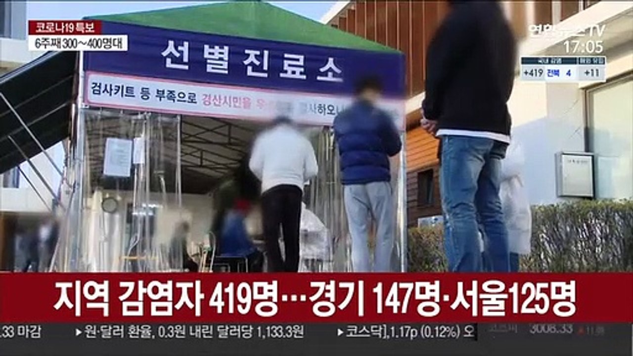 이틀 연속 400명대…국내 누적 10만명 돌파