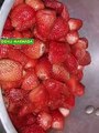 Fresh Strawberry Juice Sharbat Recipe