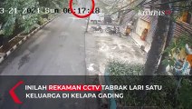 Detik-detik Tabrak Lari Mobil Mercy di Kelapa gading