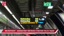 Mecidiyeköy-Mahmutbey Metrosu 9 milyon yolcu taşıdı