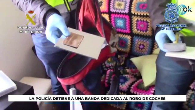 La policía detiene a una banda dedicada al robo de coches
