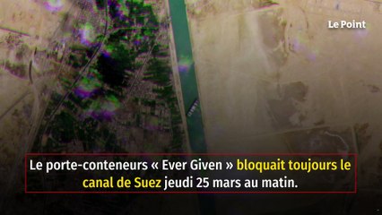 Canal de Suez : un navire géant paralyse le transport maritime
