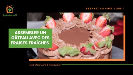Essayez-ça chez vous : Assembler un gâteau avec des fraises fraîches