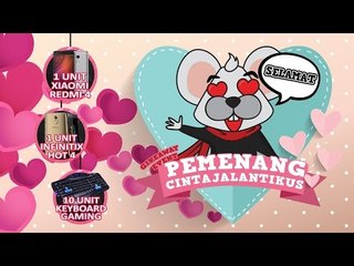 PEMENANG GIVEAWAY #CINTAJALANTIKUS