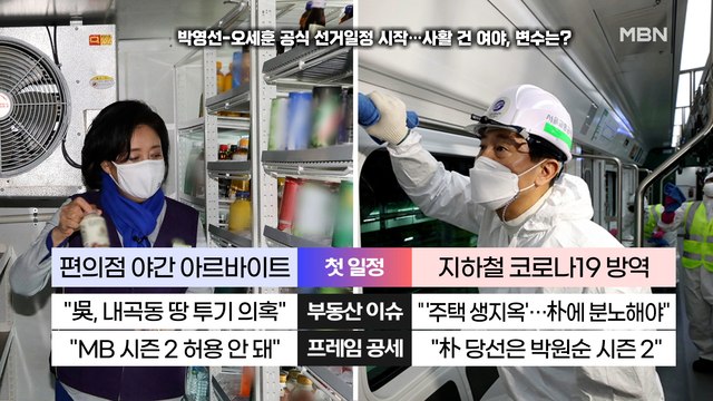 [백운기의 뉴스와이드] 여야 사활 건 선거전…쟁점은? / 안철수에 날 세운 김종인, 왜? / 부산 재보선 주요 이슈는? / '윤석열의 데뷔' 예상은?