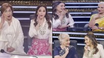 Madhuri's videos with Asha Parekh, Helen and Waheeda Rehman go viral