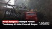 Mobil Ringsek Ditimpa Pohon Tumbang di Jalur Puncak Bogor