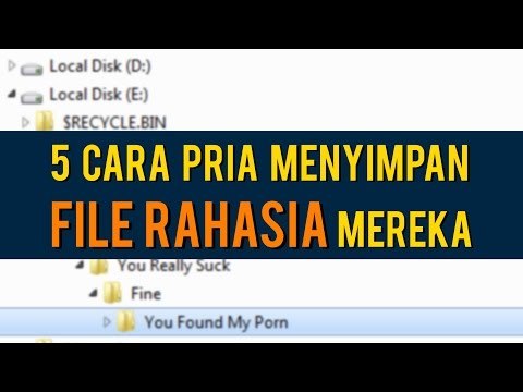 5 Cara Favorit Pria Dalam Menyimpan File 'RAHASIA'