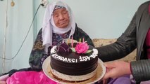 107 yaşına giren şehit annesine sürpriz doğum günü kutlaması yapıldı