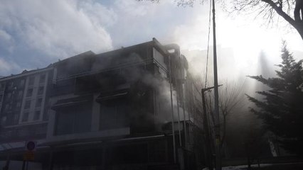 Son dakika: KAĞITHANE'DE RESTORANDA YANGIN PANİĞİ