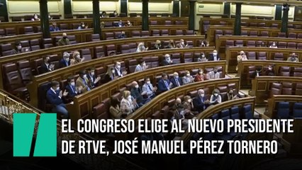 El Congreso elige a José Manuel Pérez Tornero como presidente de RTVE