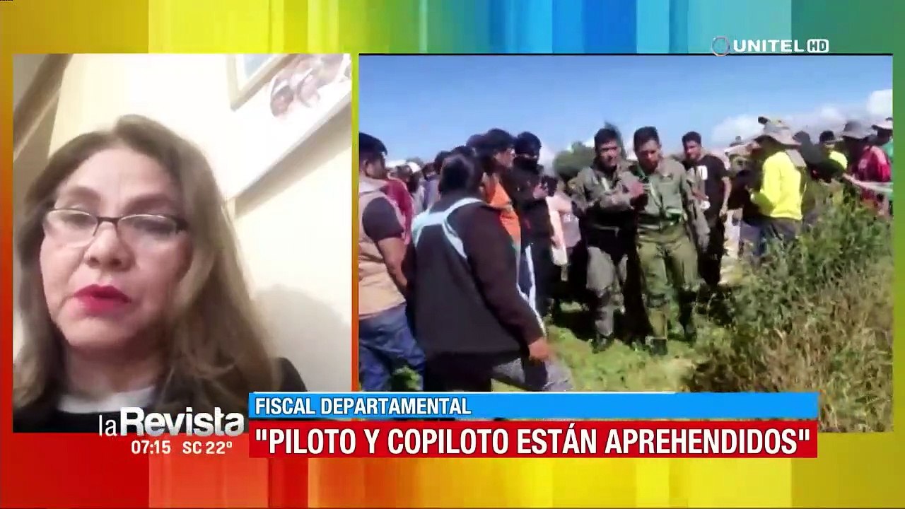 Tripulantes del avión que se estrelló en una casa en Sacaba son investigados por homicidio culposo