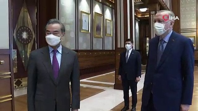 Cumhurbaşkanı Erdoğan, Çin Halk Cumhuriyeti Dışişleri Bakanı Wang Yi’yi kabul etti