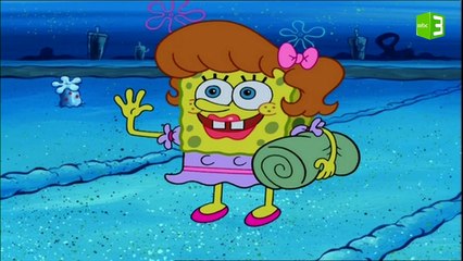 سبونج بوب متنكراً والسبب 