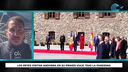 Los reyes visitan Andorra en su primer viaje tras la pandemia