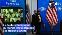 Megan Rapinoe à la Maison Blanche pour défendre l'égalité salariale