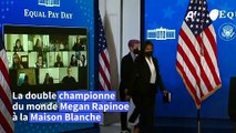 Megan Rapinoe à la Maison Blanche pour défendre l'égalité salariale