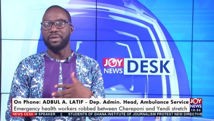 Emergency health workers robbed between Chereponi and Yendi stretch - News Desk on JoyNews (25-3-21)