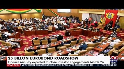 Finance Ministry expected to close investor engagements on March 26 - Business Desk on JoyNews (25-3-21)