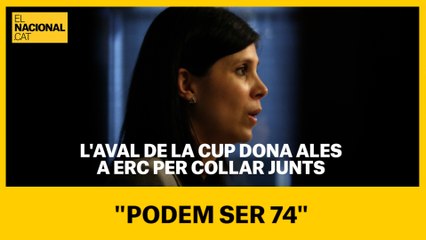 L'aval de la CUP dona ales a ERC per collar Junts: "Podem ser 74"