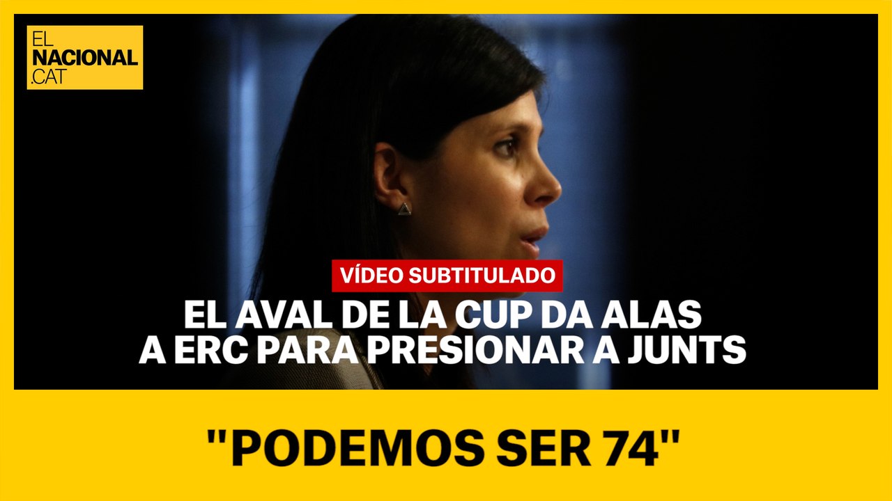 El aval de la CUP da alas a ERC para presionar a Junts: "Podemos ser 74"