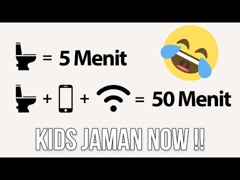 5 KELAKUAN 'KIDS JAMAN NOW' YANG TIDAK PATUT DITIRU