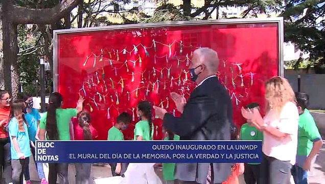 Quedó inaugurado en la UNMdP el mural del día de la memoria por la verdad y la justicia