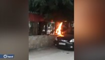 حرق صورة بشار في اللاذقية.. وقصة 
