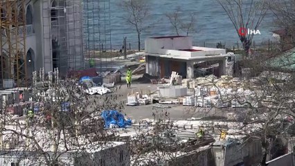 Cumhurbaşkanı Erdoğan'ın açılışını yapacağı camide çalışmalar sürüyor