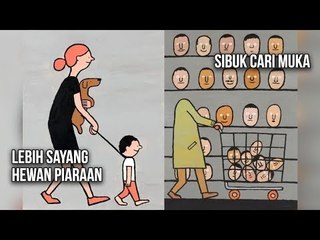 15 GAMBAR YANG MENYINDIR KEHIDUPAN ZAMAN SEKARANG