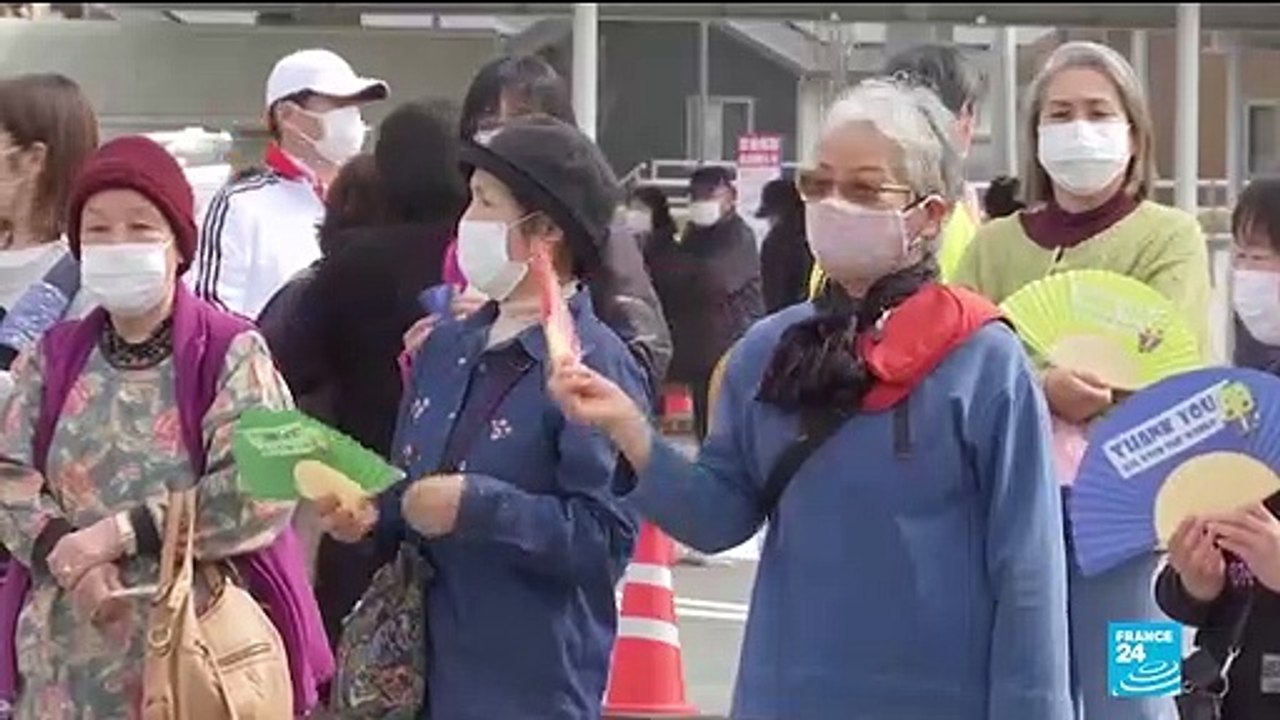 'The first step towards recovery': Olympic torch relay finishes its first day in Fukushima