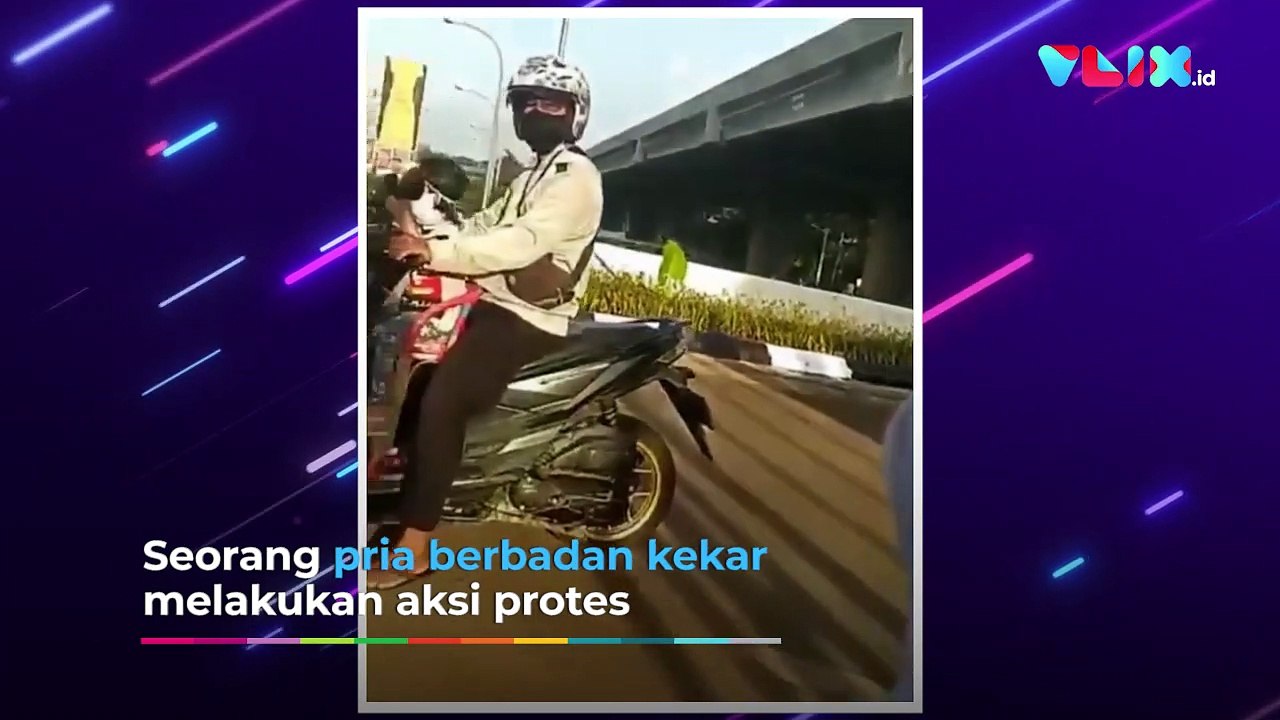 Petugas Dishub Diamuk Pria Kekar