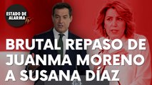 Brutal repaso del presidente andaluz, Juanma Moreno, a la líder del PSOE-A, Susana Díaz