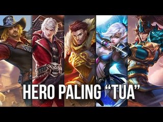 Descargar video: INI 5 HERO PALING TUA DI MOBILE LEGENDS! (IKUTI KONTES JT VS. VIEWERS, HADIAH TOTAL 2200 DIAMOND)