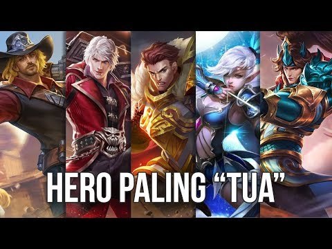 INI 5 HERO PALING TUA DI MOBILE LEGENDS! (IKUTI KONTES JT VS. VIEWERS, HADIAH TOTAL 2200 DIAMOND)