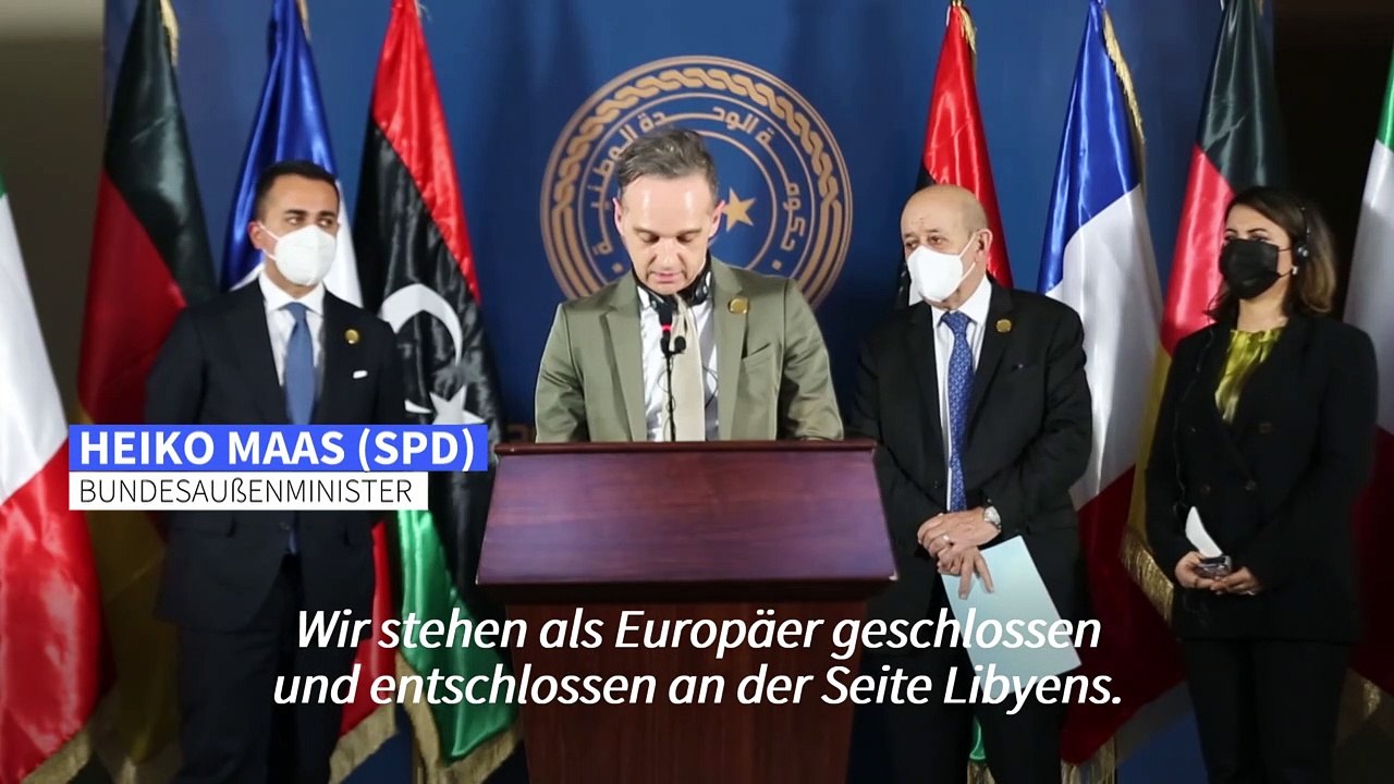 Maas zu Überraschungsbesuch in Libyen
