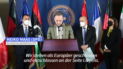 Maas zu Überraschungsbesuch in Libyen